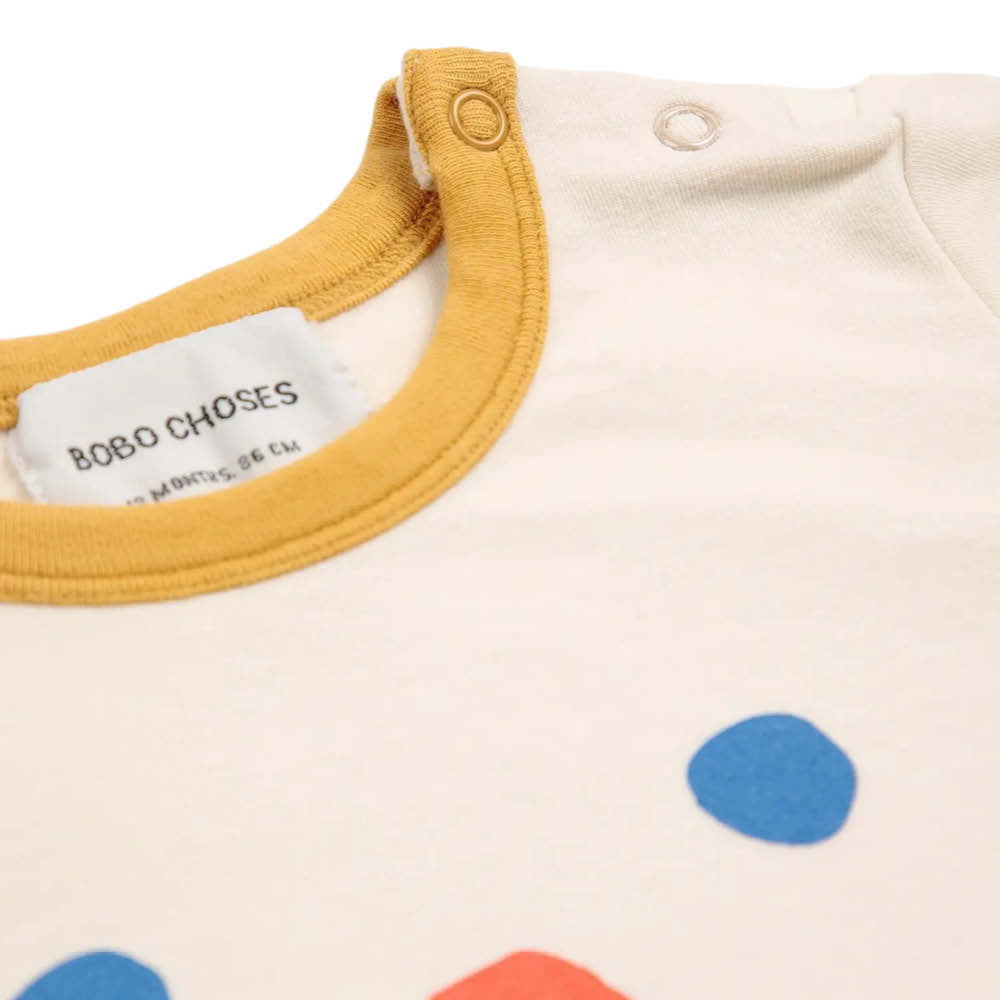 Kurzärmliges Baby T-Shirt Funny Face