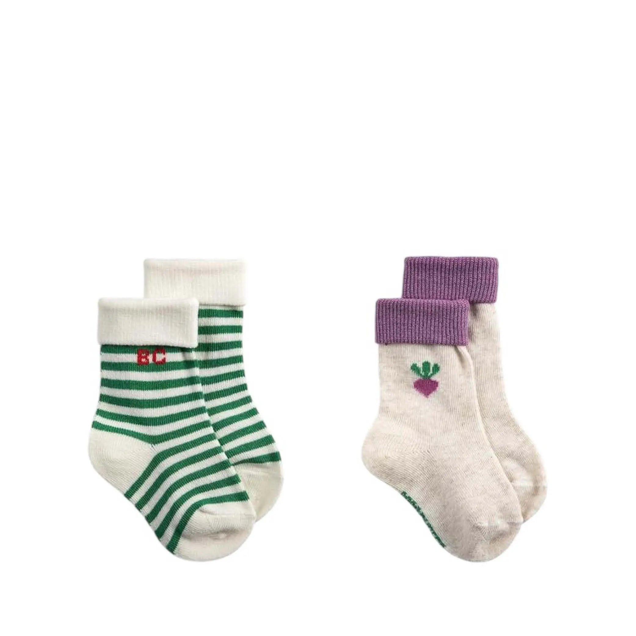 Pixel Sugar Beet Socken – 2er Set
