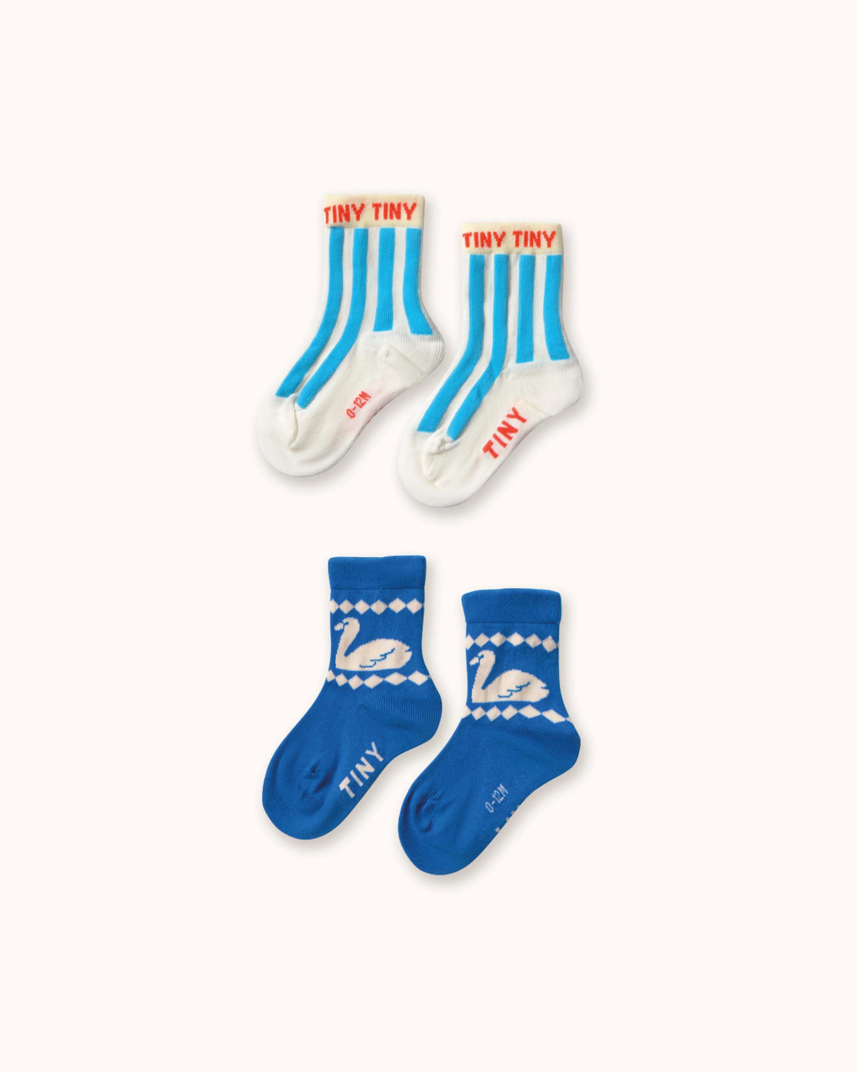 Baby Socks Swans – Set of 2
