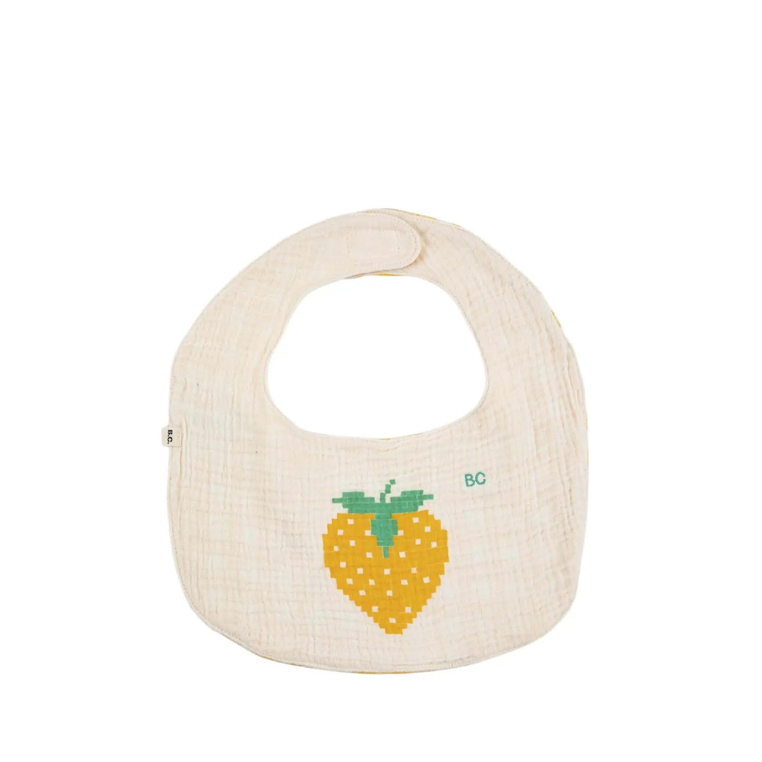 Baby Stofflätzchen Pixel Strawberry