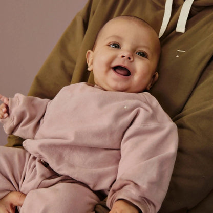 Baby Sweater in berry