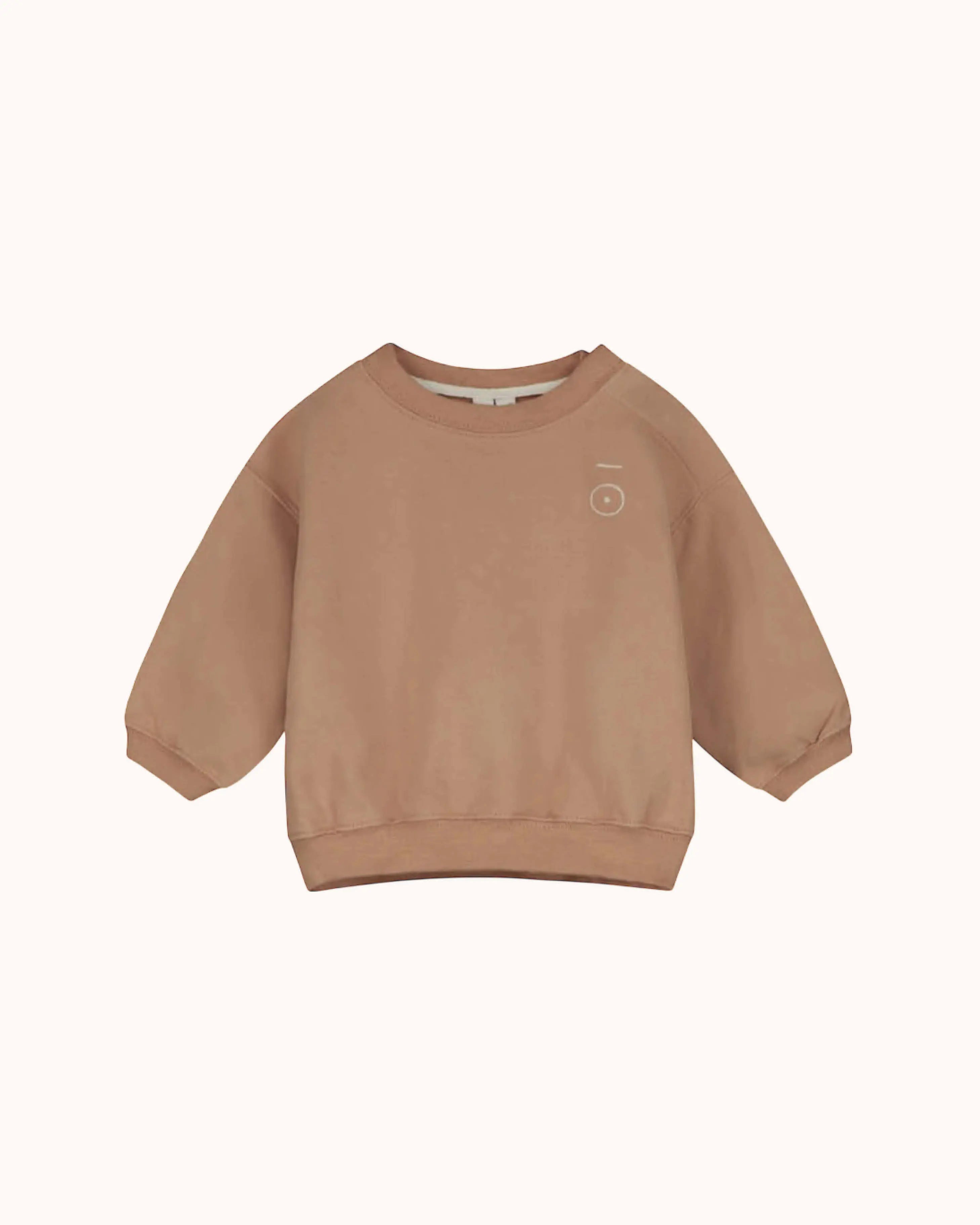 Baby Sweater in biscuit