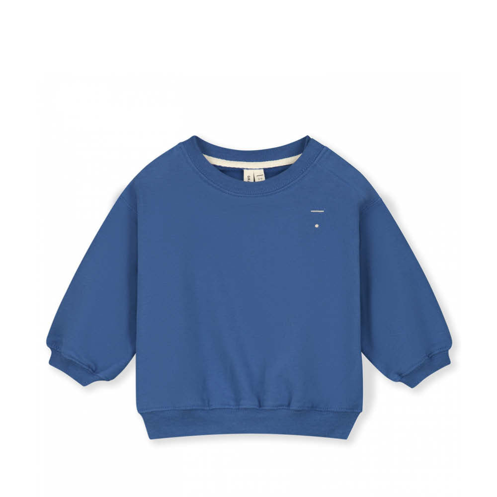 Pull bébé en bleu lune