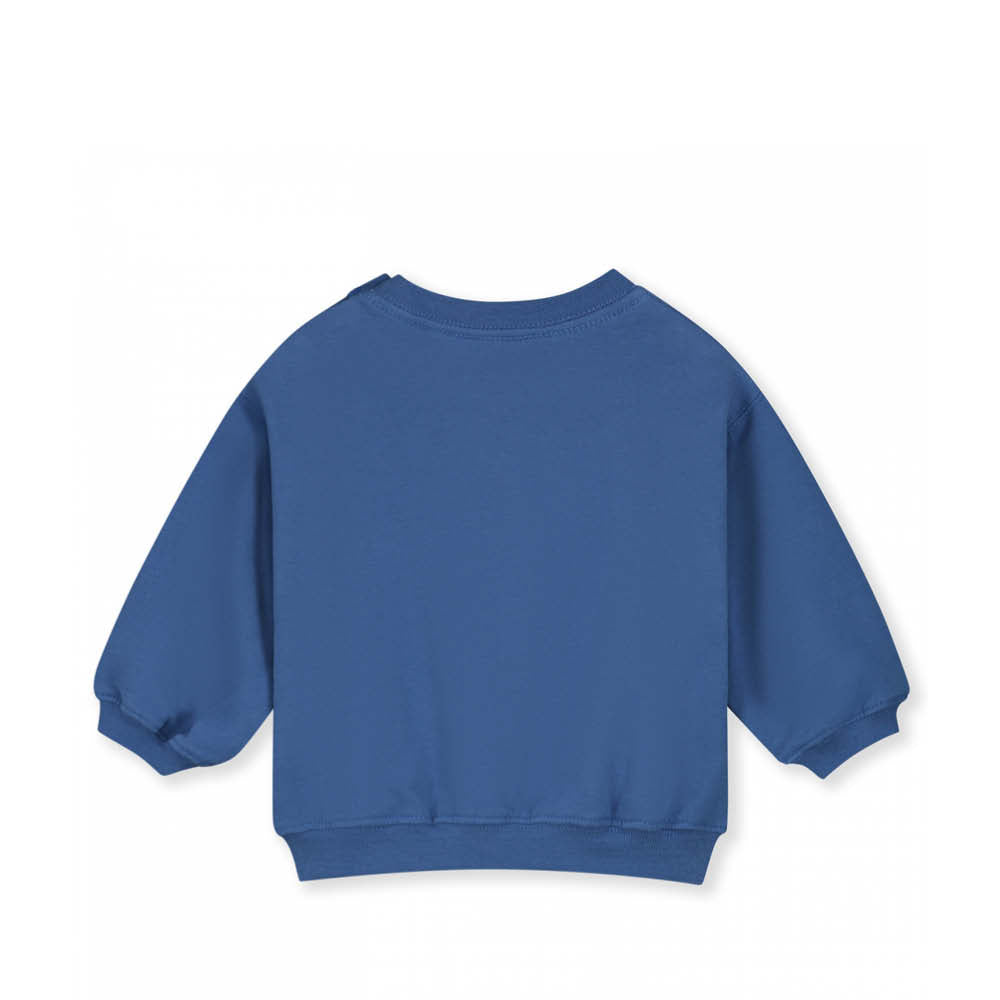 Pull bébé en bleu lune