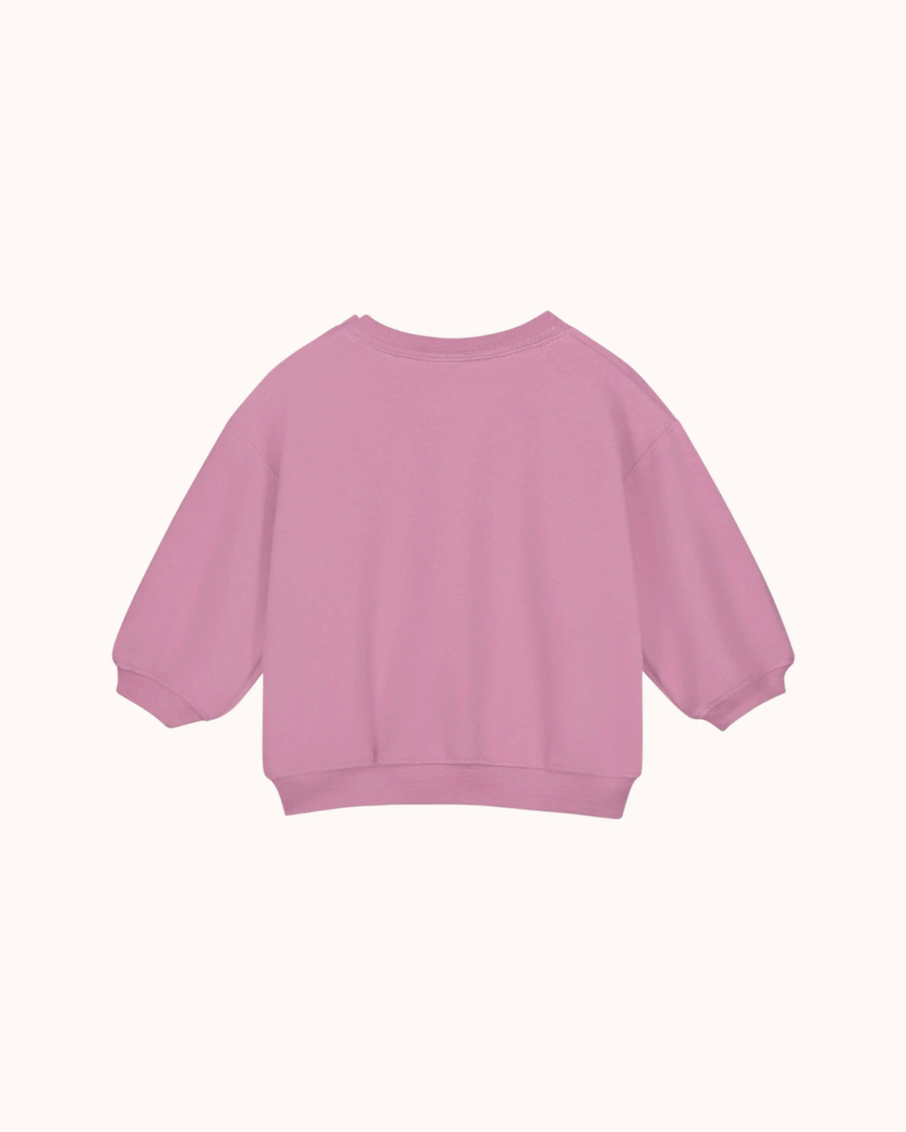 Baby Sweater in bubblegum