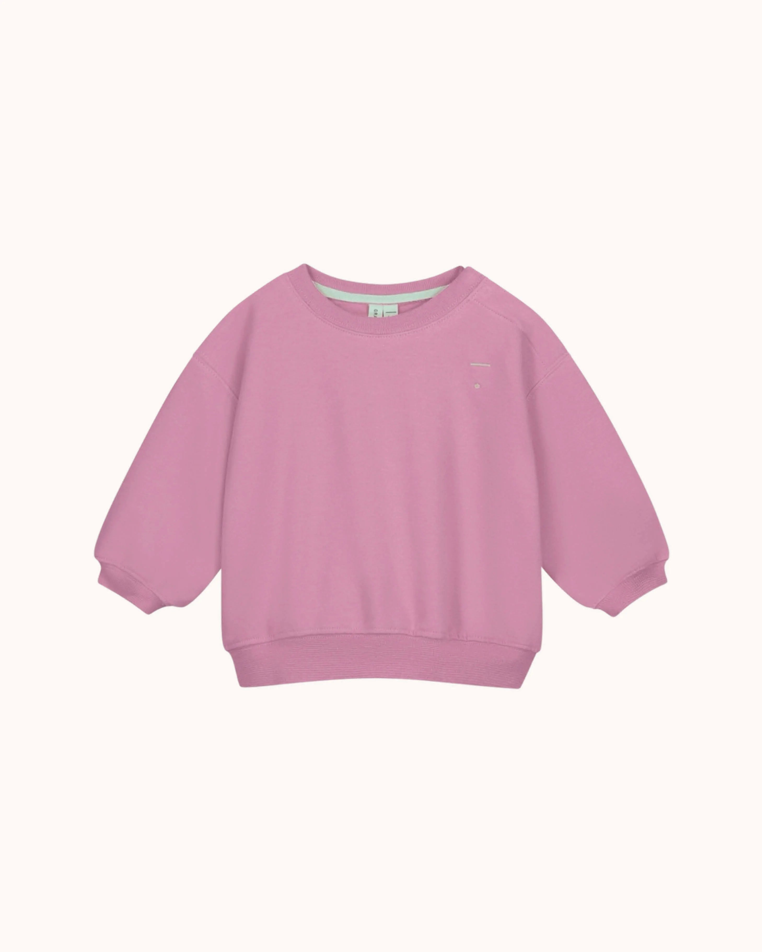 Baby Sweater in bubblegum