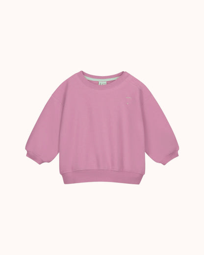 Baby Sweater in bubblegum