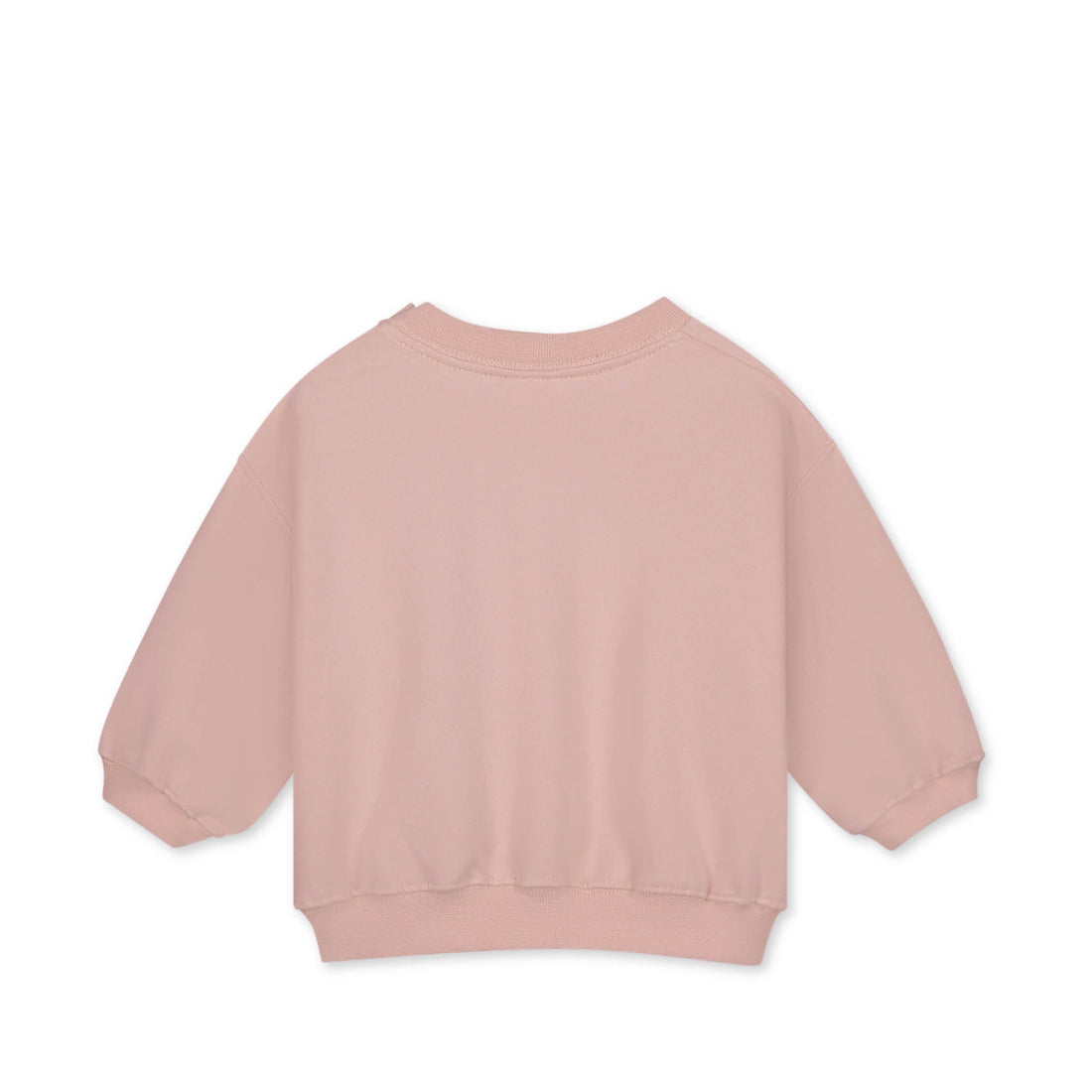 Pull bébé rose délavé