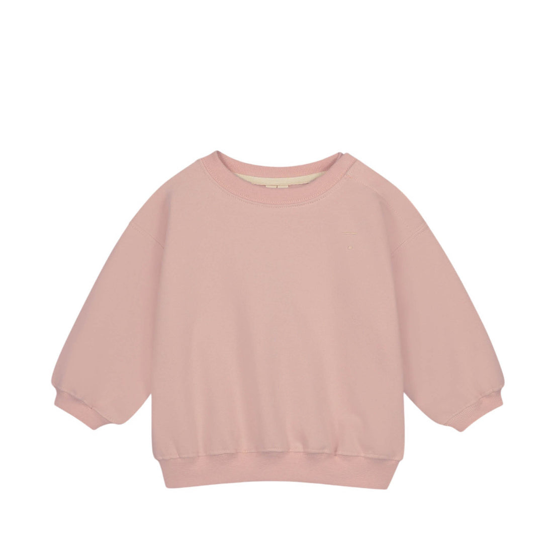 Pull bébé rose délavé