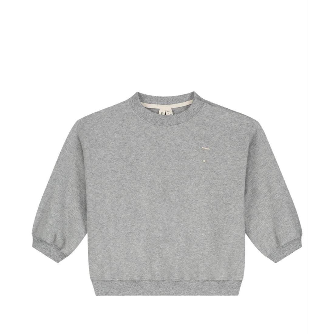 Pull bébé en gris chiné