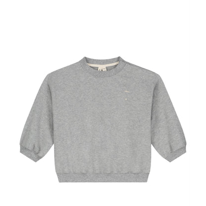 Pull bébé en gris chiné