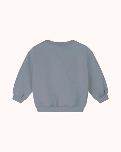 Baby Sweater in stone gray