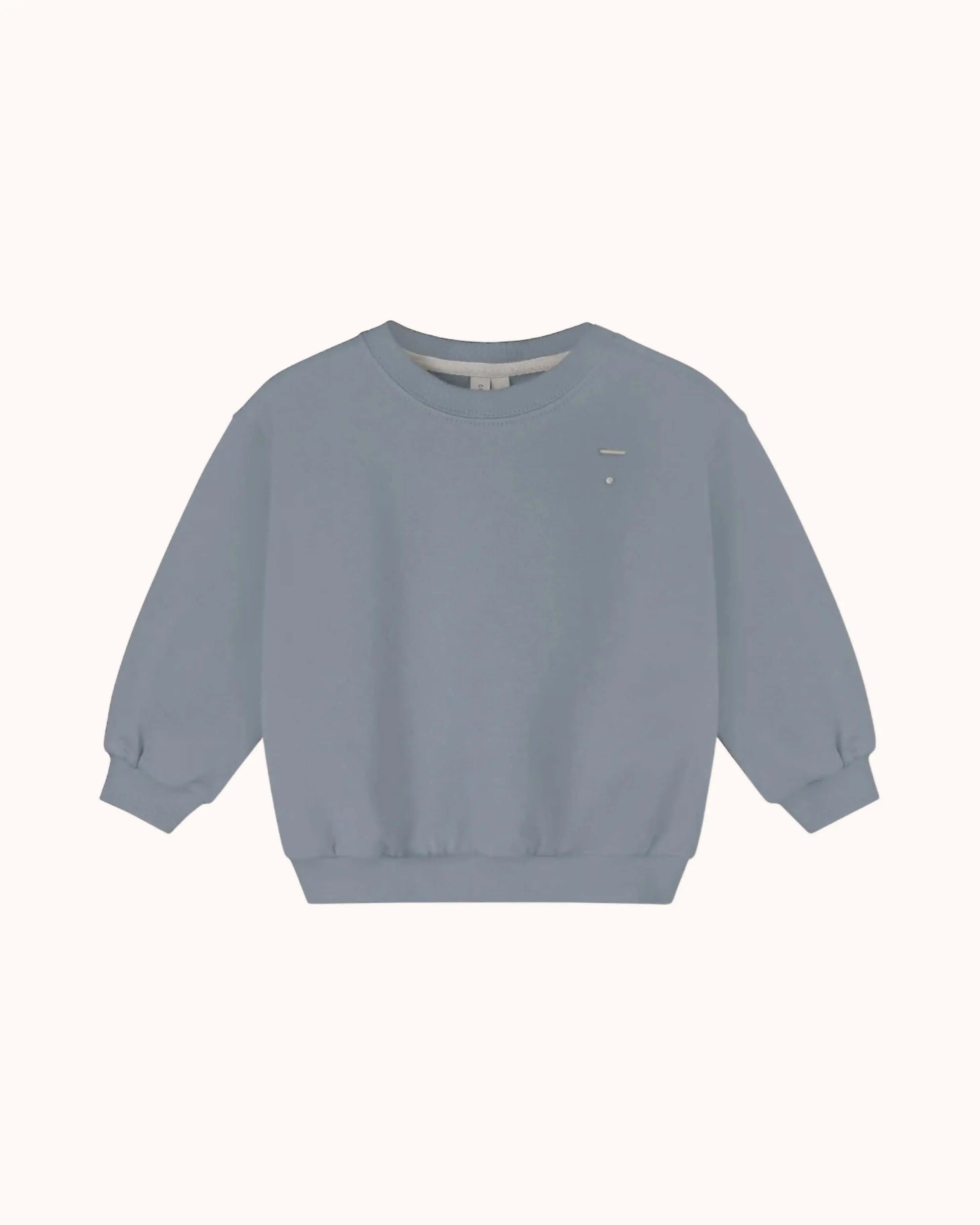 Baby Sweater in stone gray