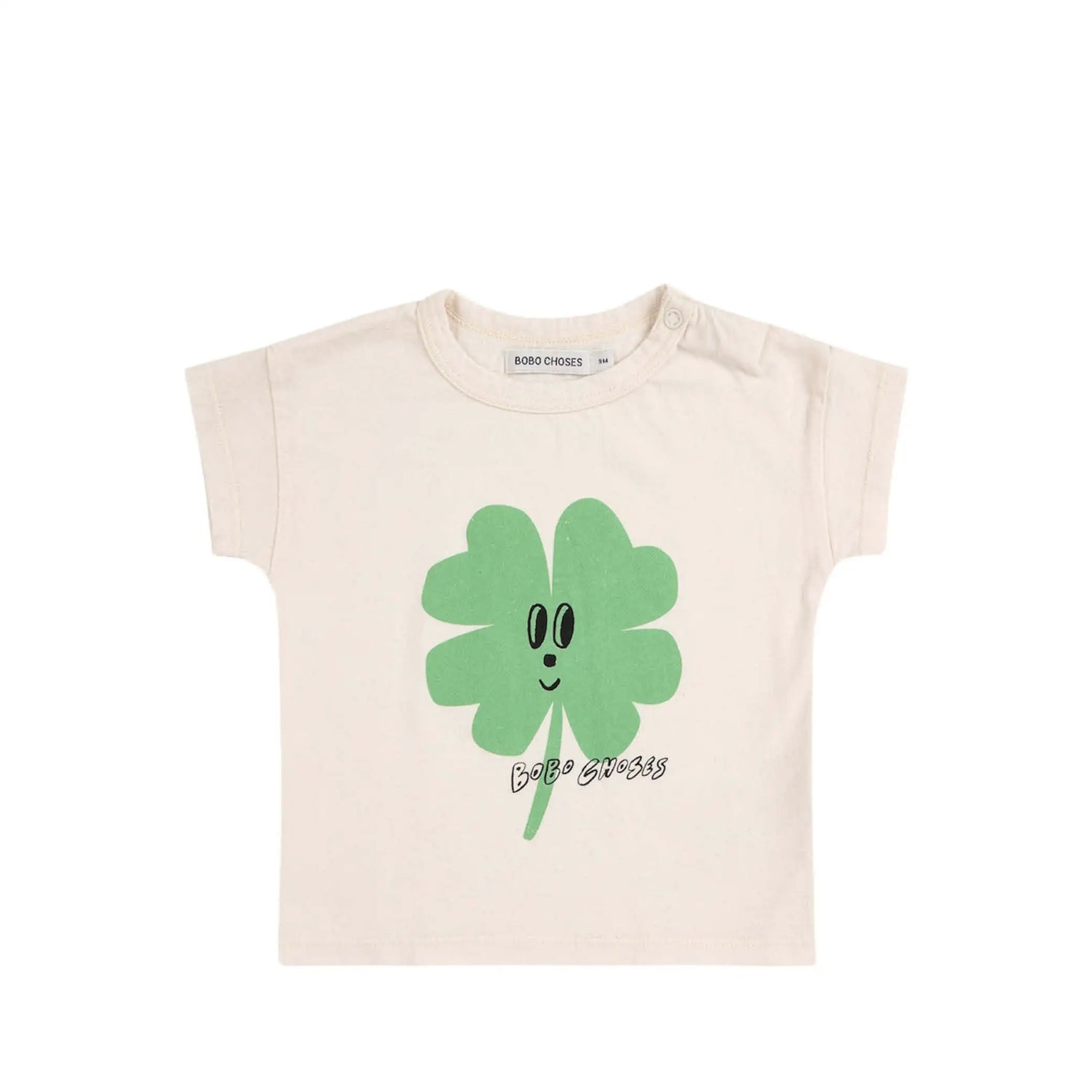 Kurzärmliges Baby T-Shirt Kleeblatt