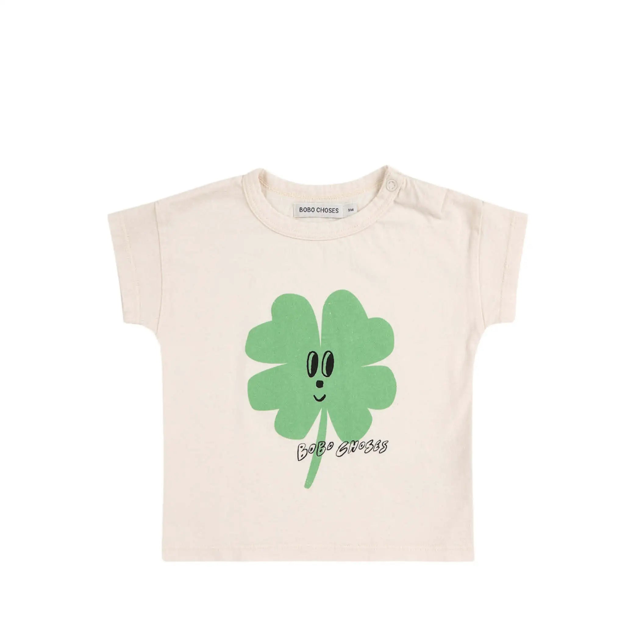 Kurzärmliges Baby T-Shirt Kleeblatt