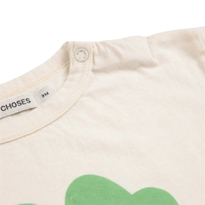 Kurzärmliges Baby T-Shirt Kleeblatt