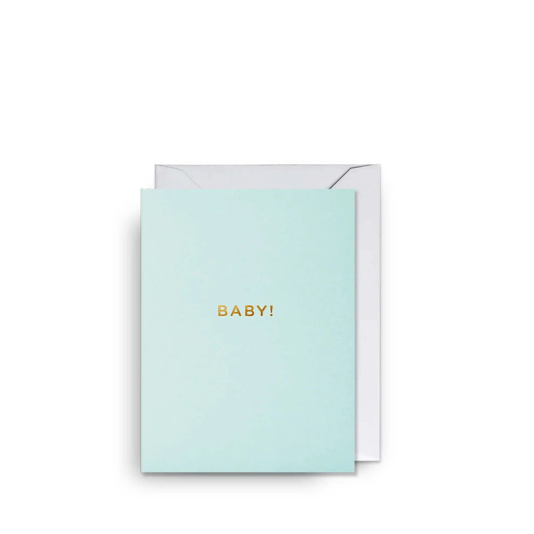 Baby! pastel blue Mini Card