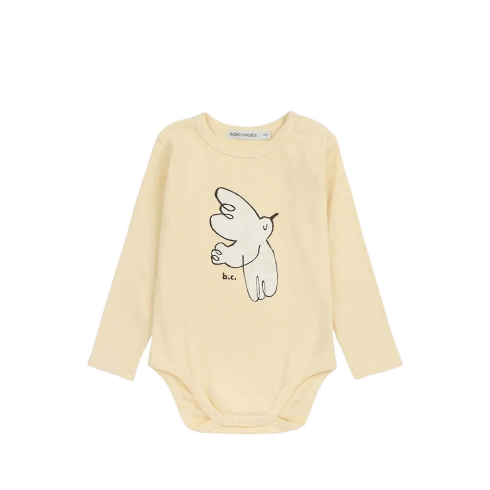 Long-sleeved Baby Body Freedom Bird