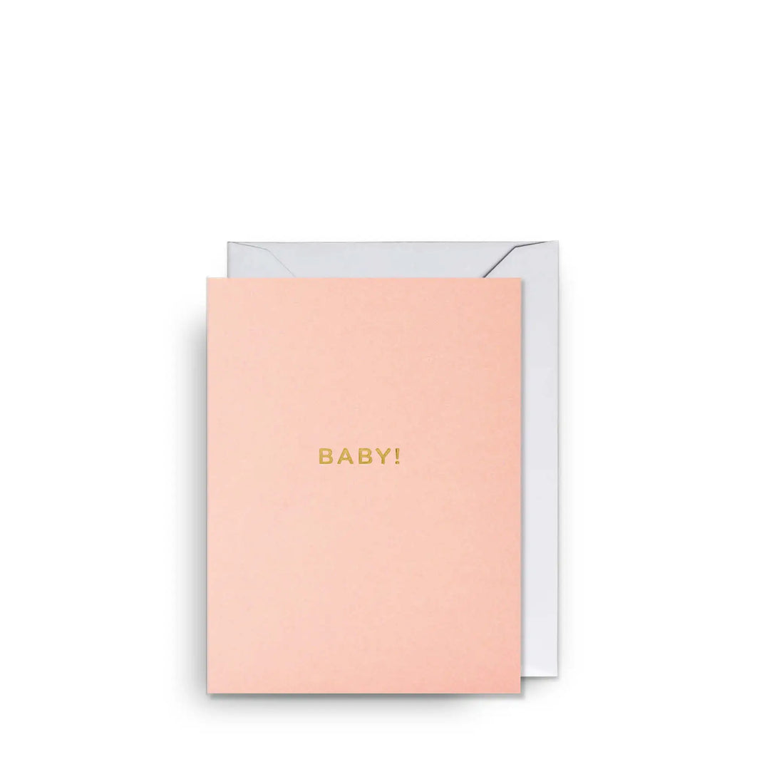 Baby! pastel pink Mini Card
