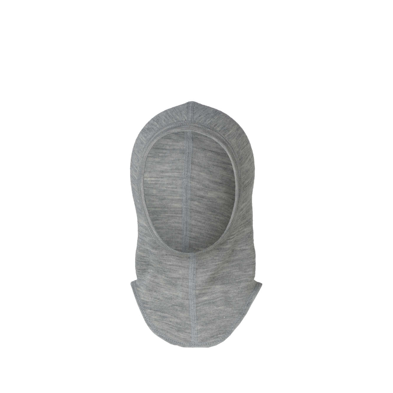 Balaclava aus Wolle/Seide in gray melange