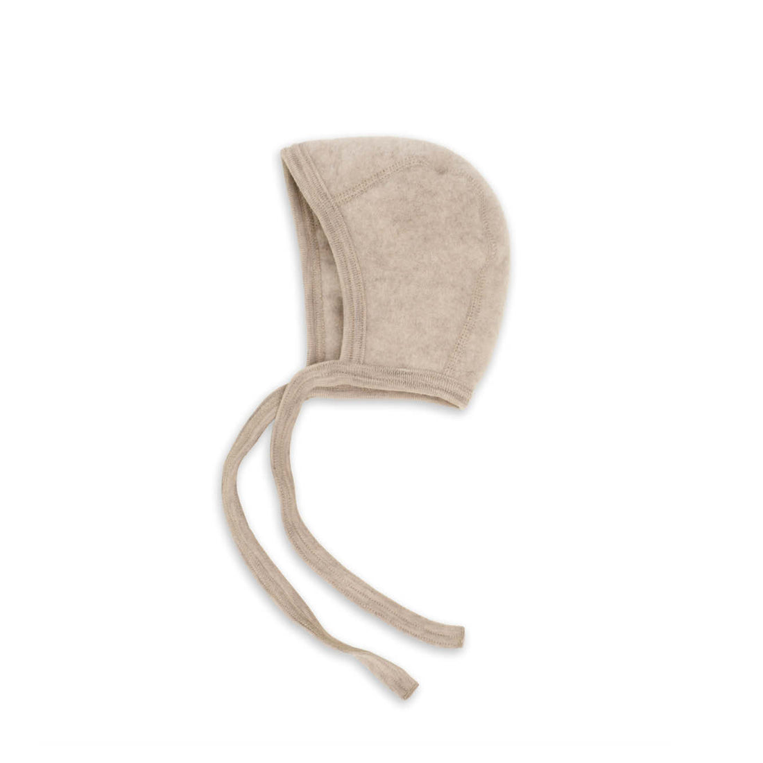 Wool Baby Hat in sand melange