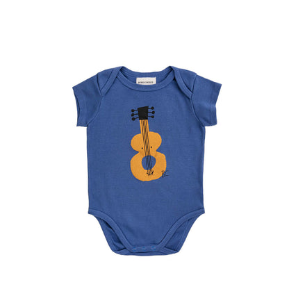 Kurzärmlige Baby Bodys im Gitarren mix