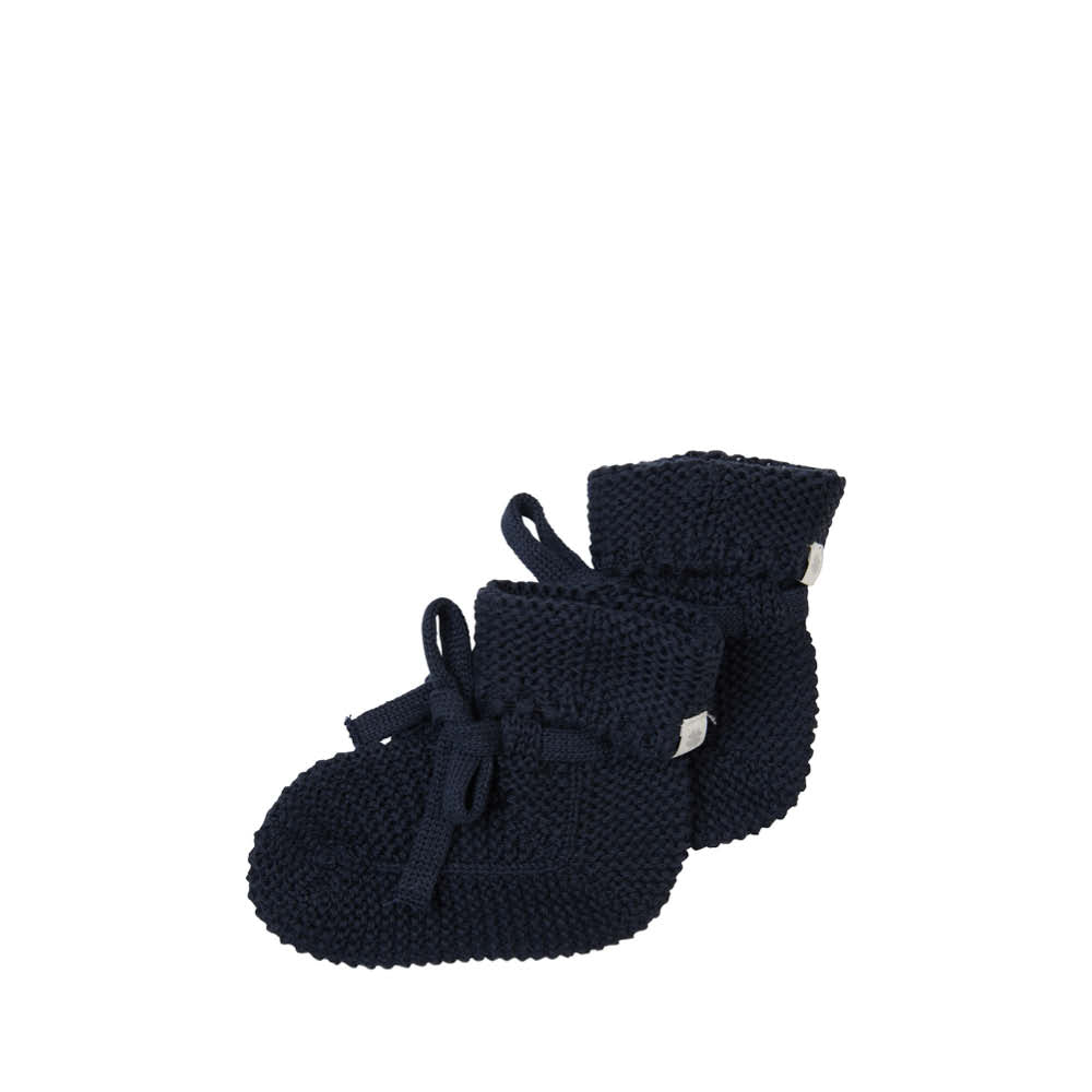 Chaussons bébé bleu marine