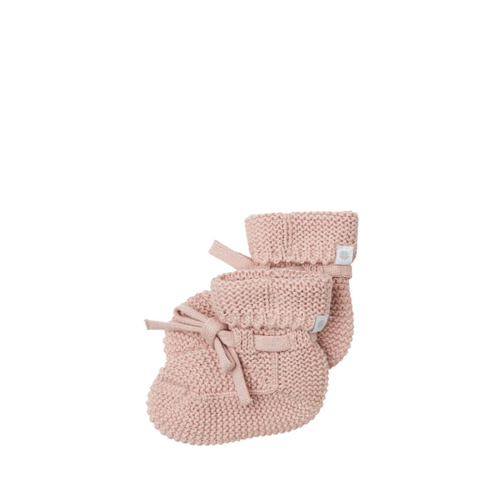 Chaussons pour bébé en rose fumé