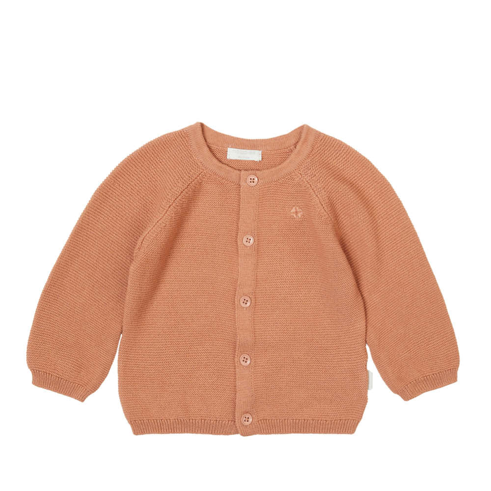 Cardigan bébé Naga au café au lait