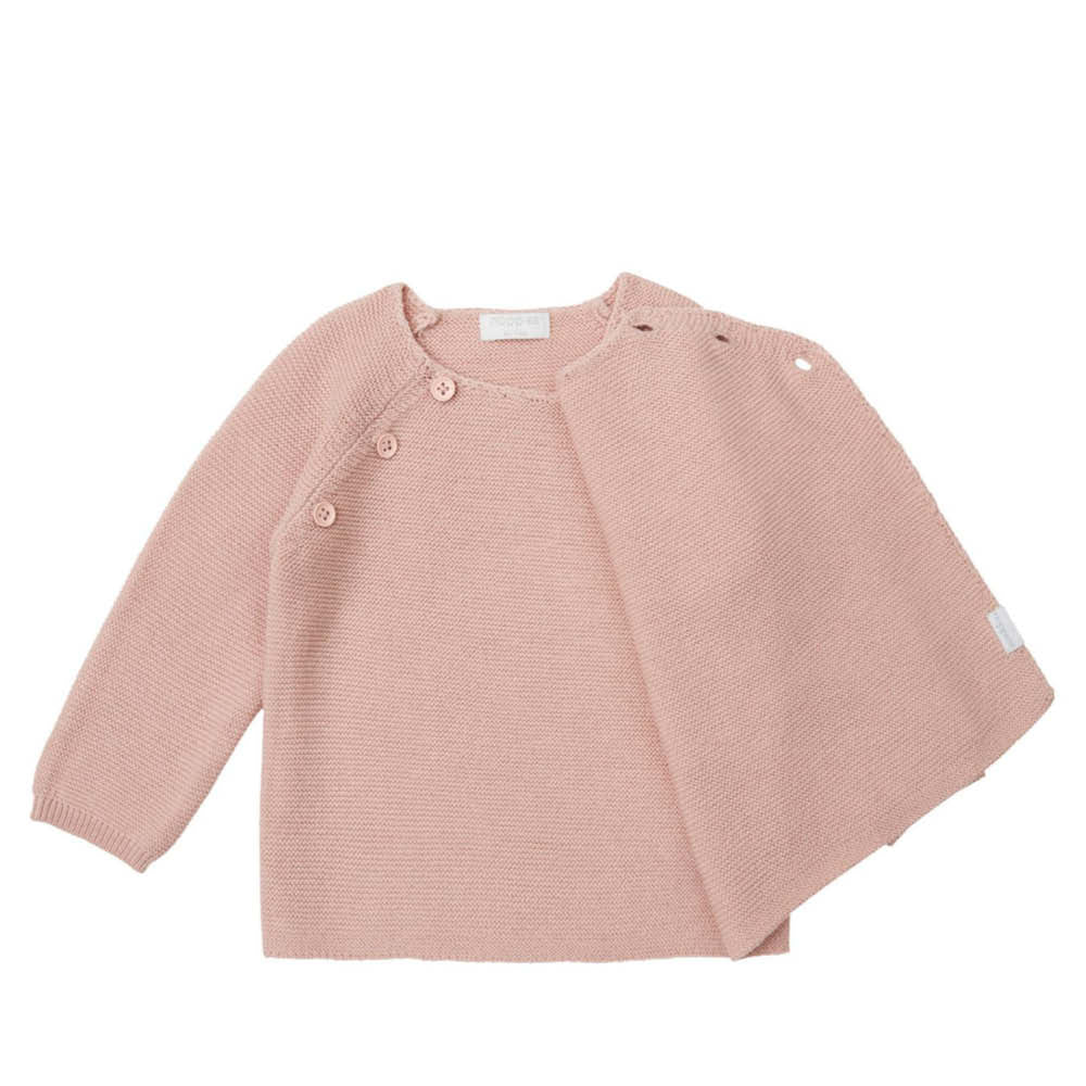 Baby Cardigan Pino in rose smoke