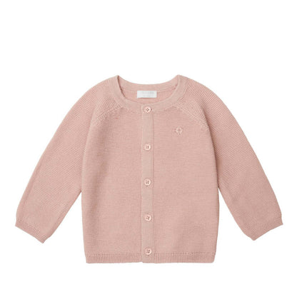 Baby Cardigan Naga in rose smoke