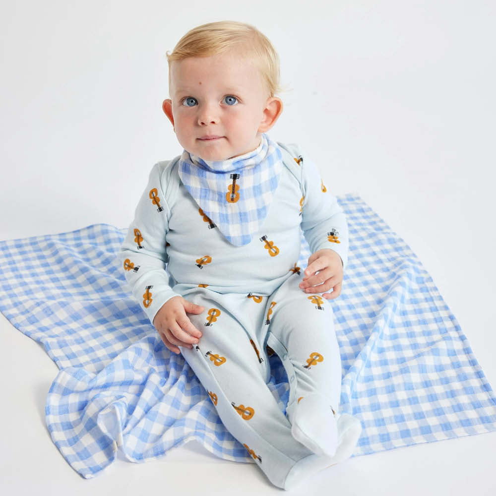 Coffret cadeau pour bébé en mix guitare