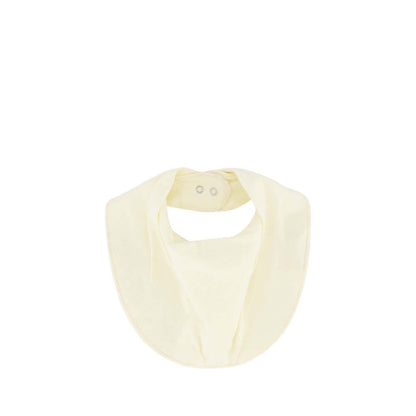 Bavoir en tissu pour bébé couleur crème