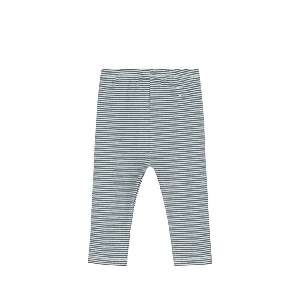 Baby Leggings in blue grey/cream