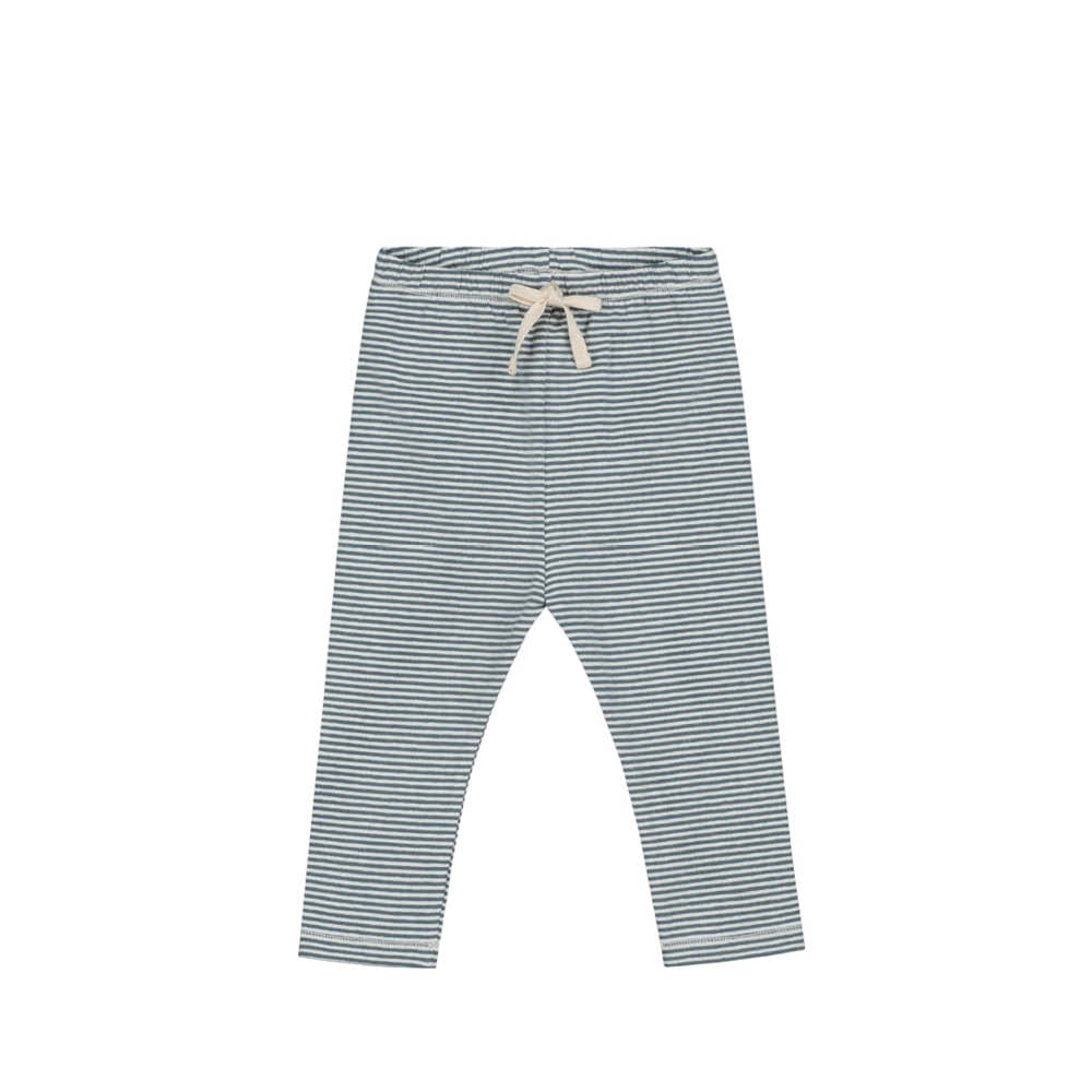Baby Leggings in blue grey/cream