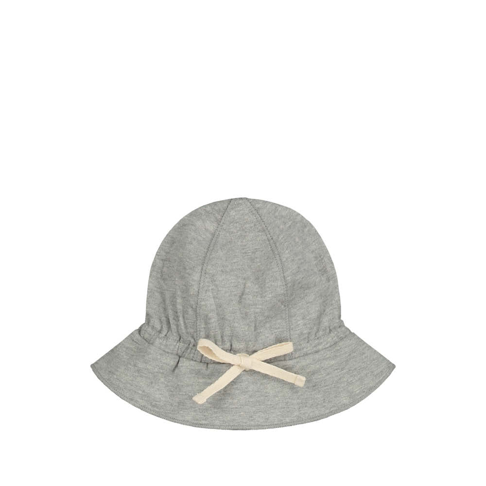 Chapeau de soleil pour bébé en mélange gris