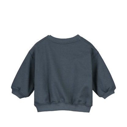 Baby Sweater in blue grey