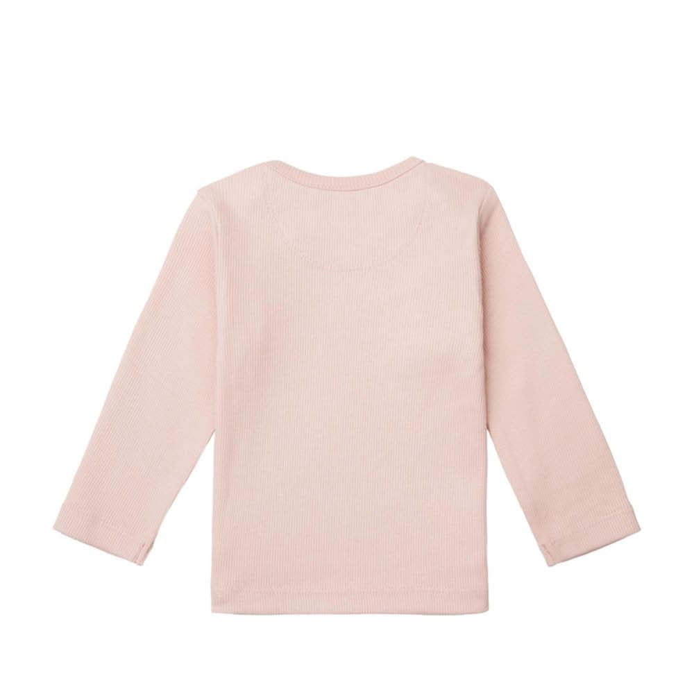 T-shirt bébé Natal en rose fumé