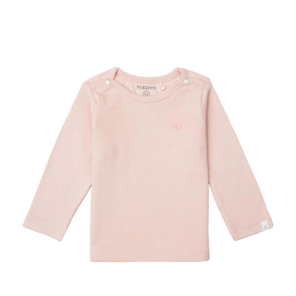 T-shirt bébé Natal en rose fumé