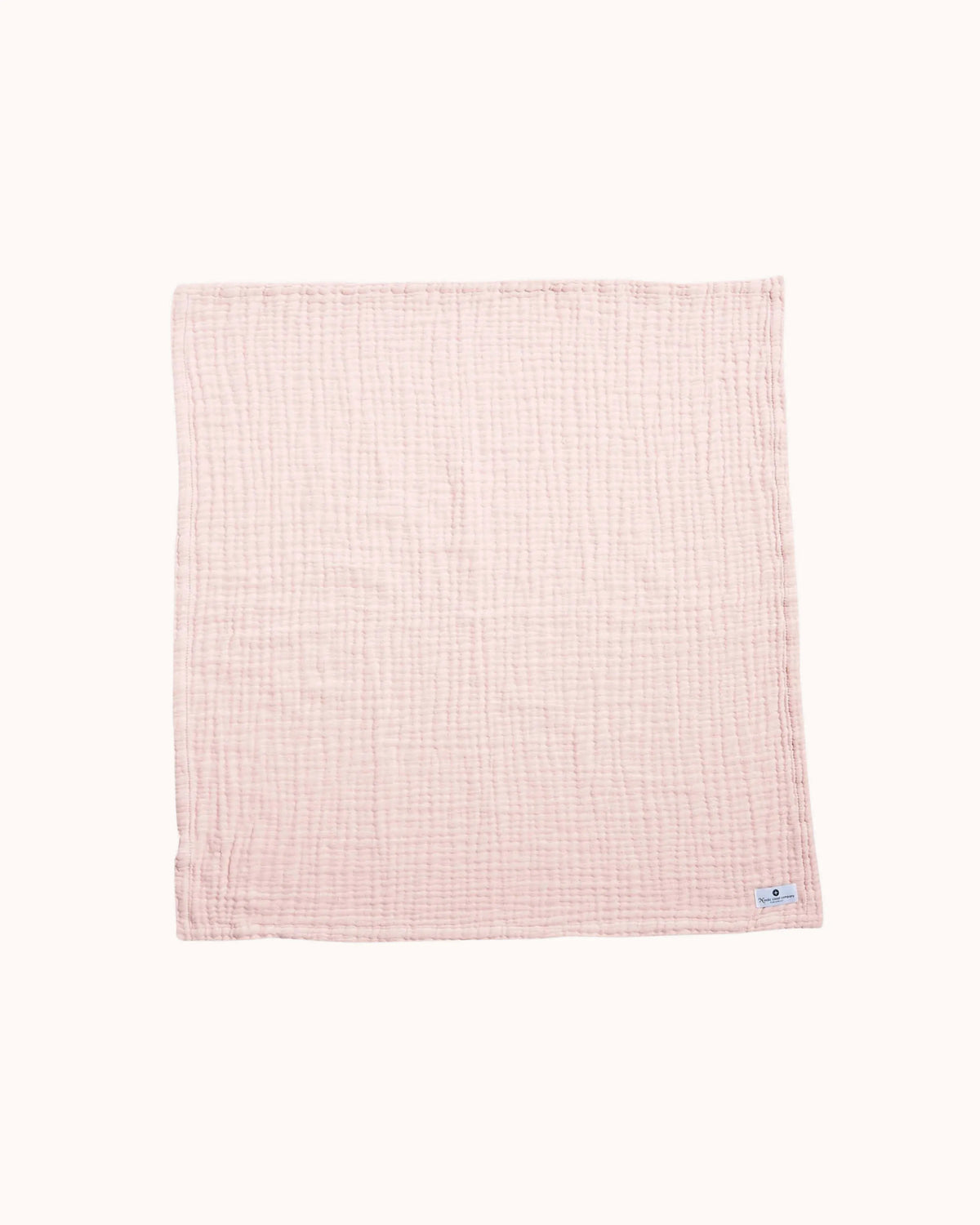 Musselin Babydecke in rosa
