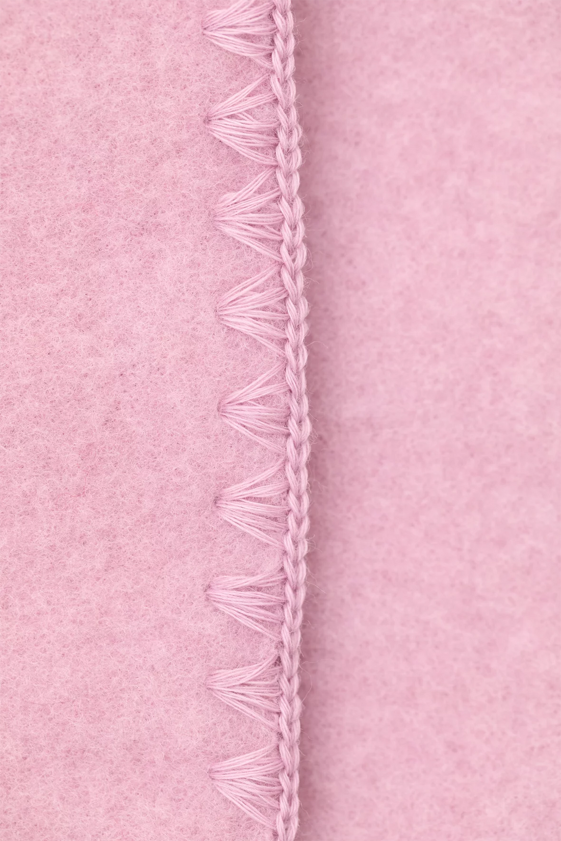 Wool Baby Blanket in rosenholz melange