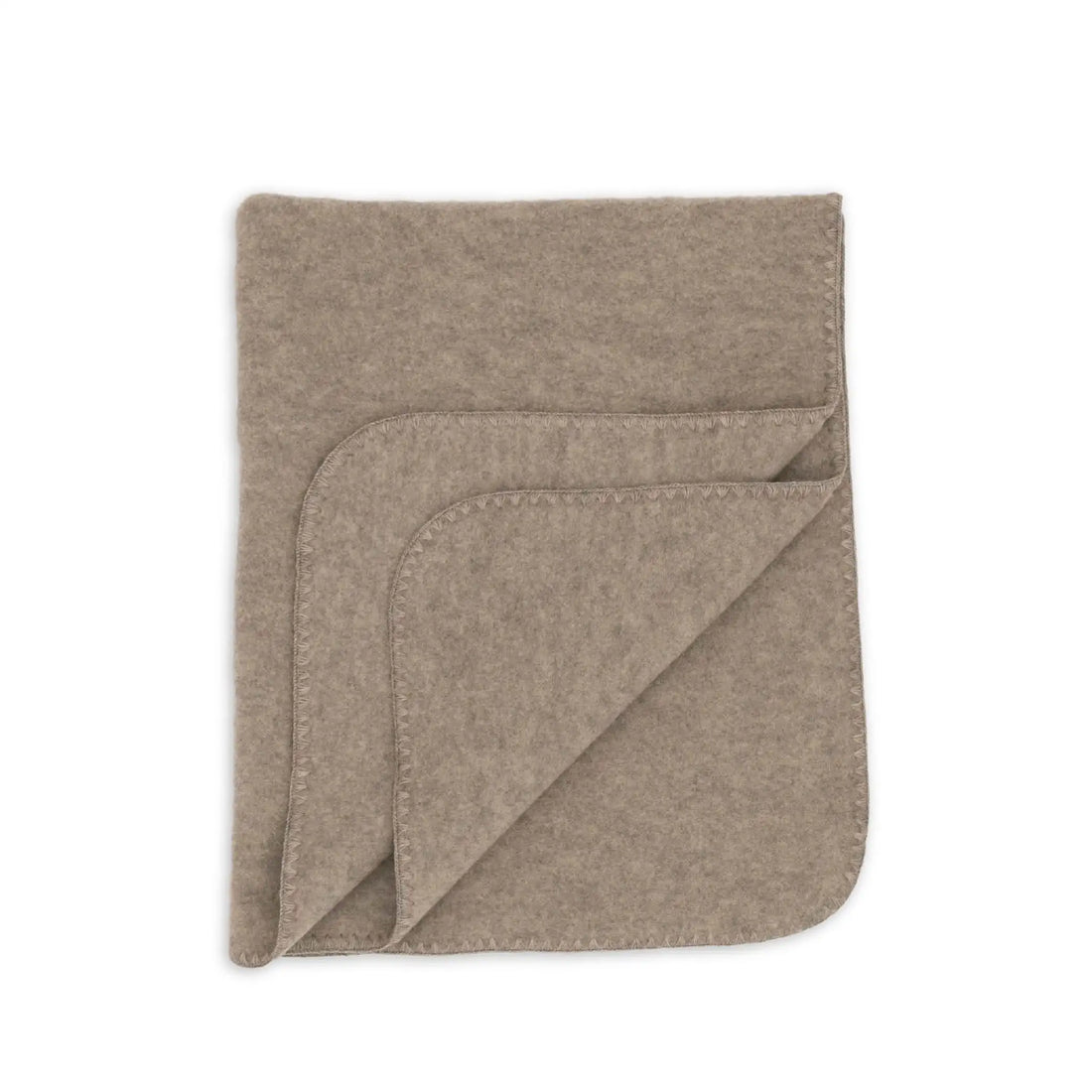 Wool Baby Blanket in walnut melange