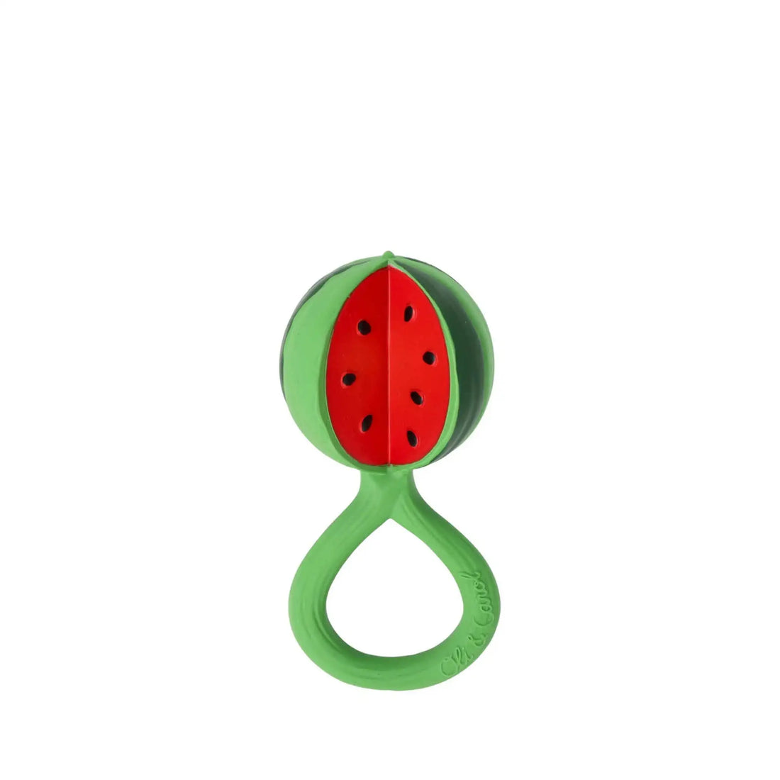 Beißring und Rassel Wassermelone