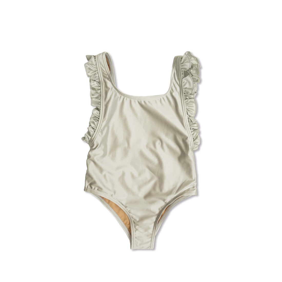 Swimsuit in silver metallic