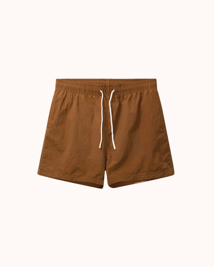 Swim Shorts Bobby in marron