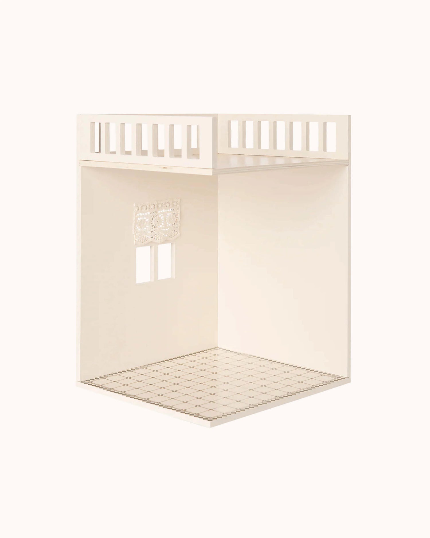Badezimmer-Anbau für das Miniatur Puppenhaus