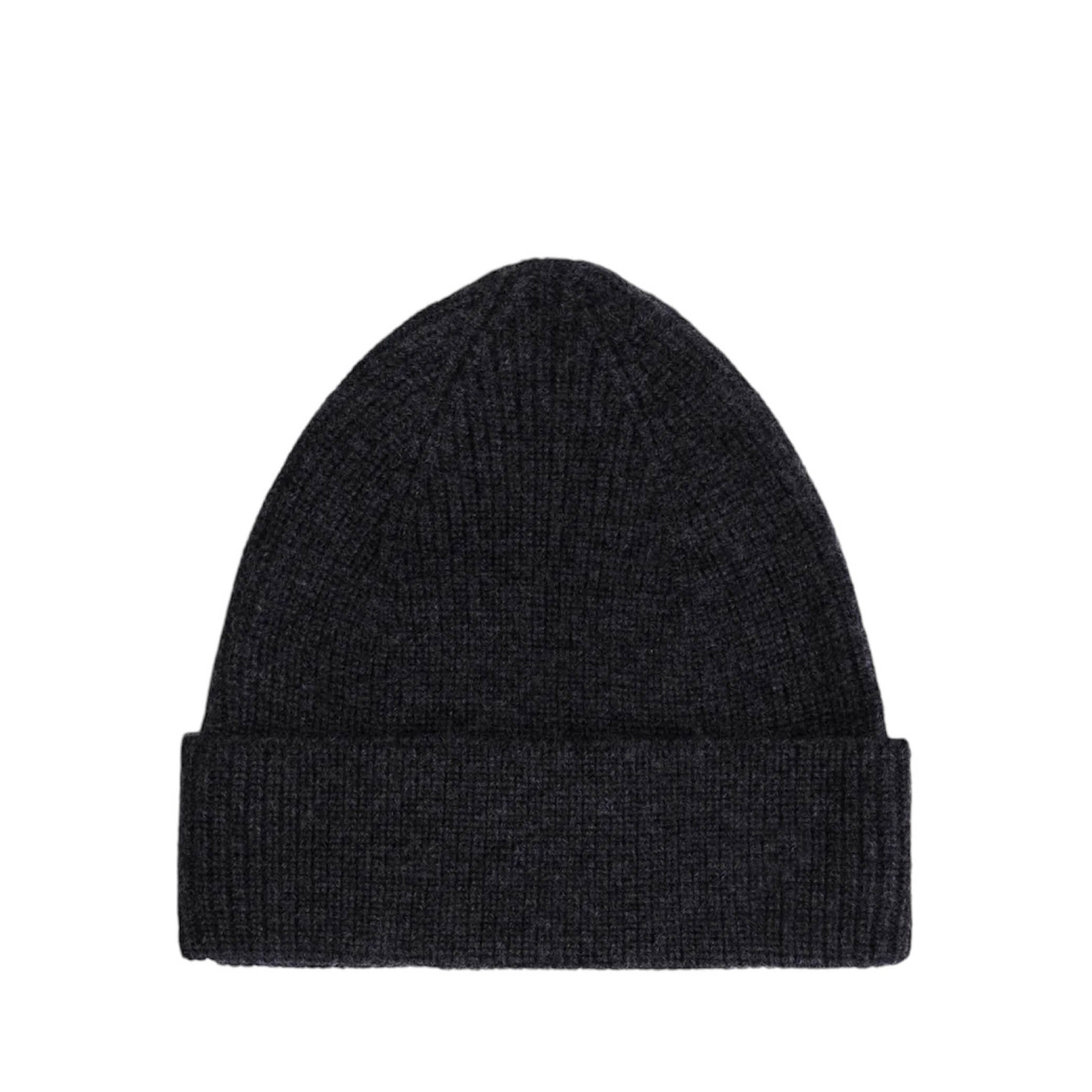 Knitted Beanie in nearly black