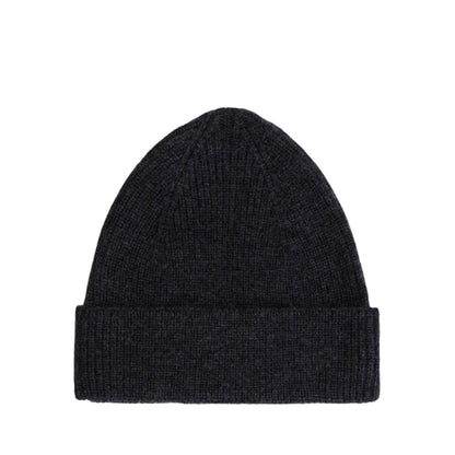 Knitted Beanie in nearly black