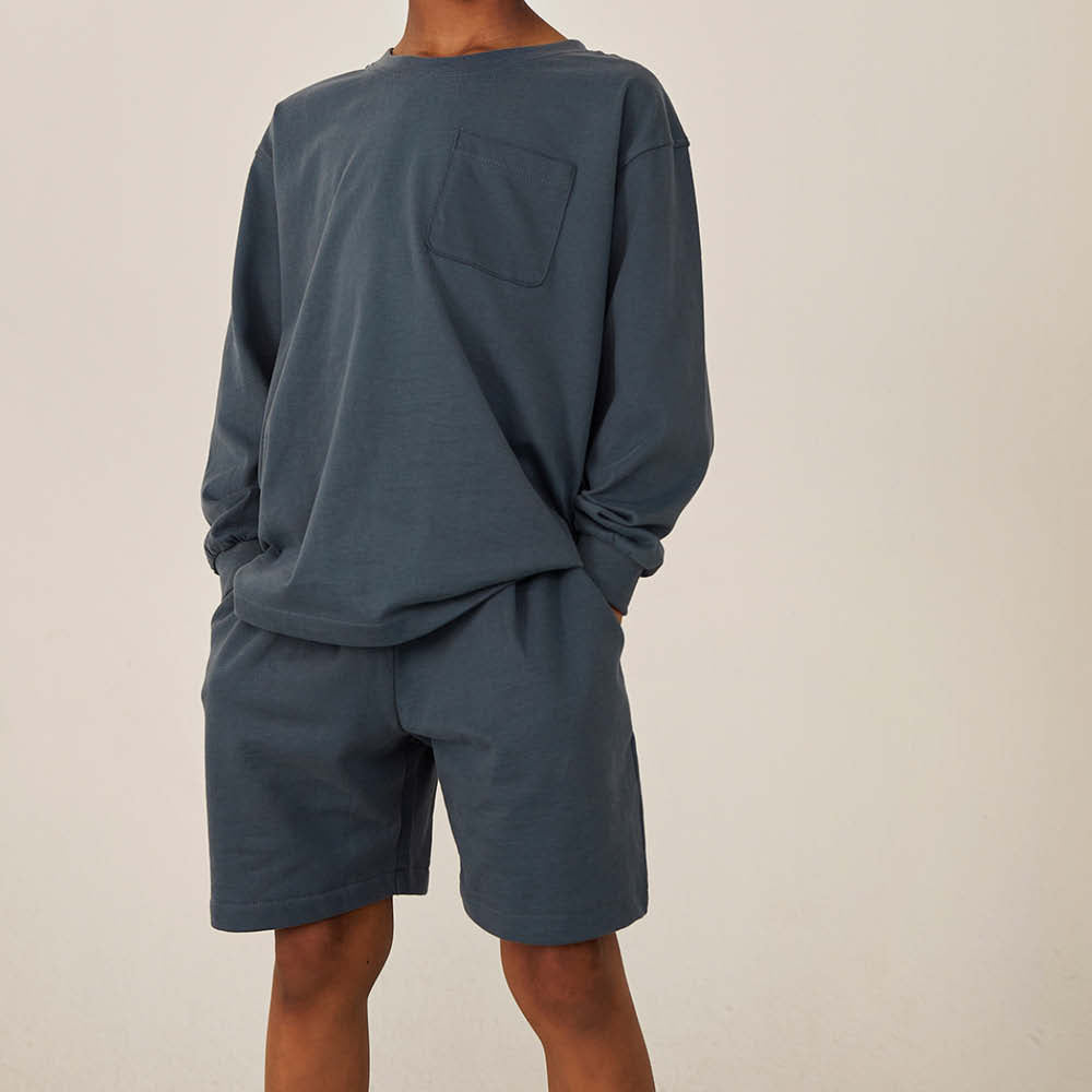 Bermuda bleu-gris