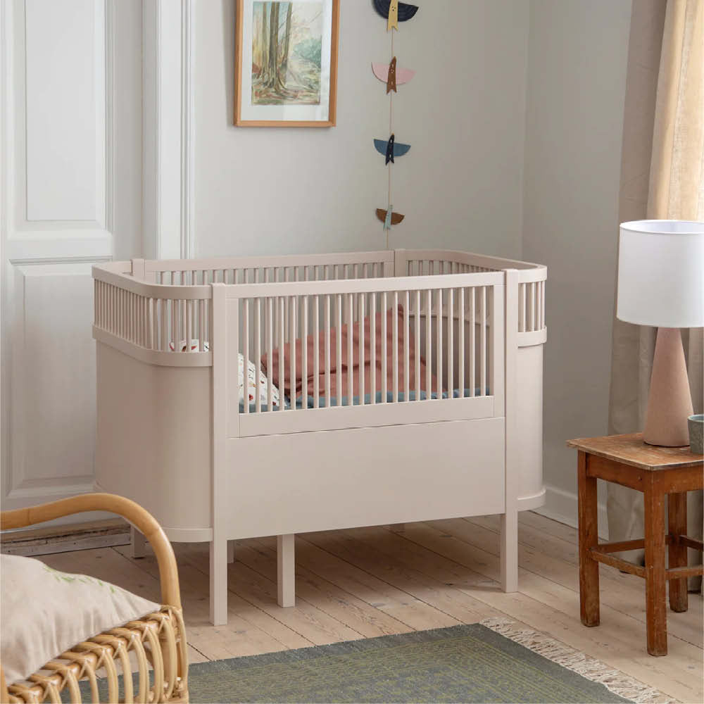 Baby &amp; Junior Bed in birchbark rose